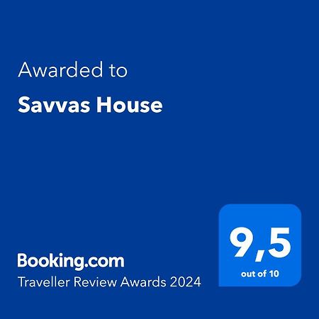 Savvas House Hotel Néosz Marmarász Kültér fotó